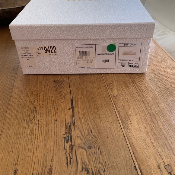 Size 38 white Dior mule sneakers - Picture 12 of 12